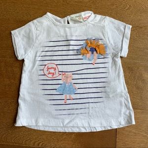 3/$10 ZARA Baby girl T-shirt 6-9m